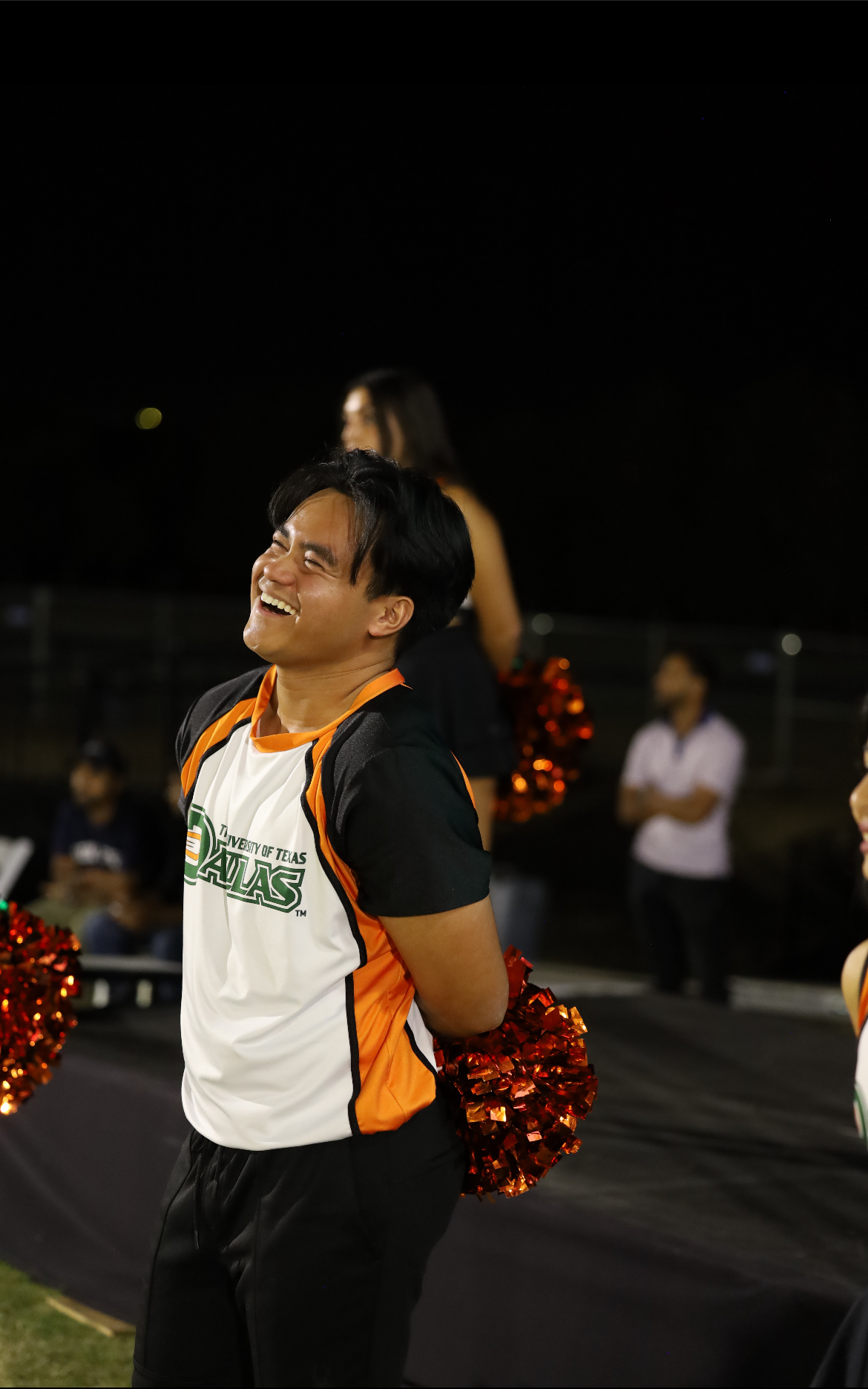 Daniel Competing as a College Athlete