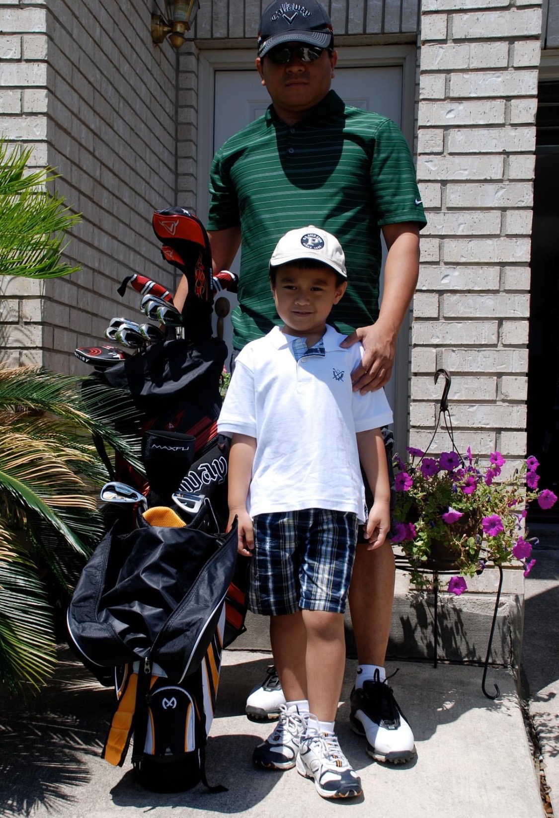 Daniel with Parent During Childhood Sports